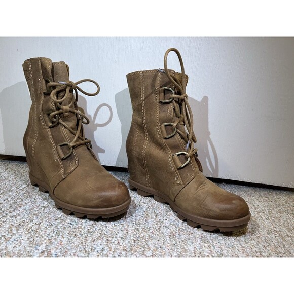 Sorel  Wedge Boot Camel Brown‎ Womens Boots 8.5 NL3492 main image 4